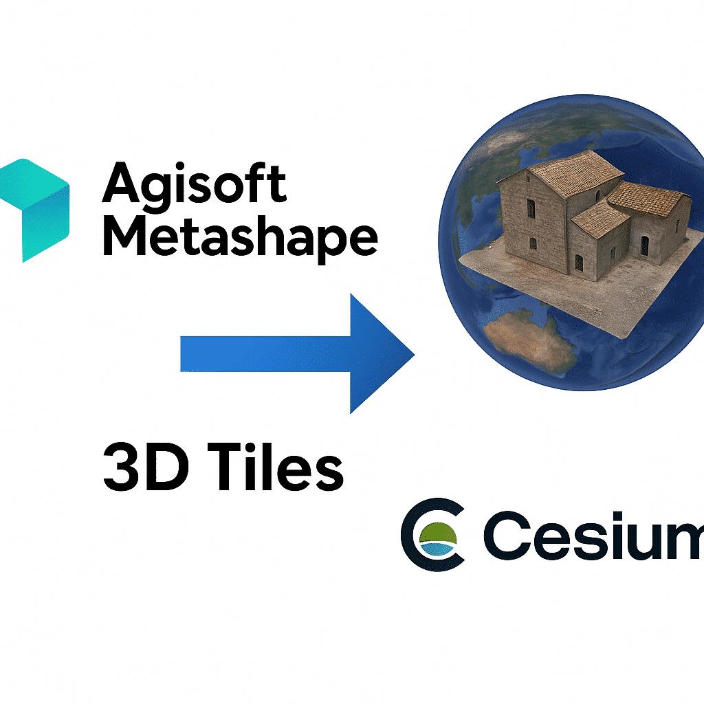How to Export 3D Tiles from Agisoft Metashape for Cesium Visualization
