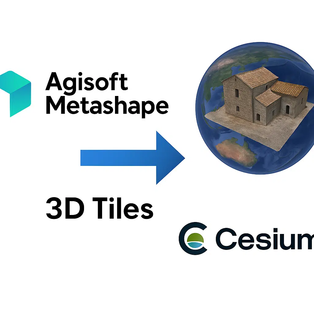 How to Export 3D Tiles from Agisoft Metashape for Cesium Visualization