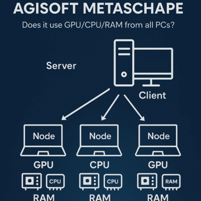 Agisoft Metashape Network Processing: How It Uses GPU, CPU, and RAM Across All Machines