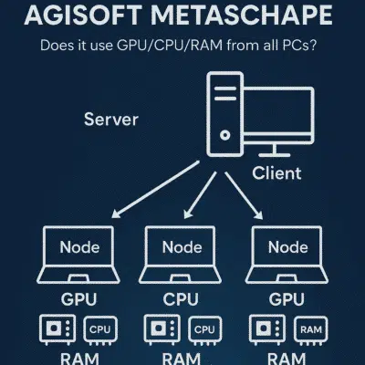 Agisoft Metashape Network Processing: How It Uses GPU, CPU, and RAM Across All Machines