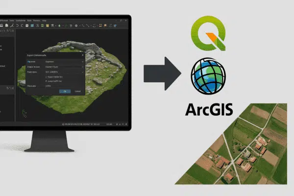 How to Export Orthophotos and Georeferenced Maps from Metashape for QGIS and ArcGIS