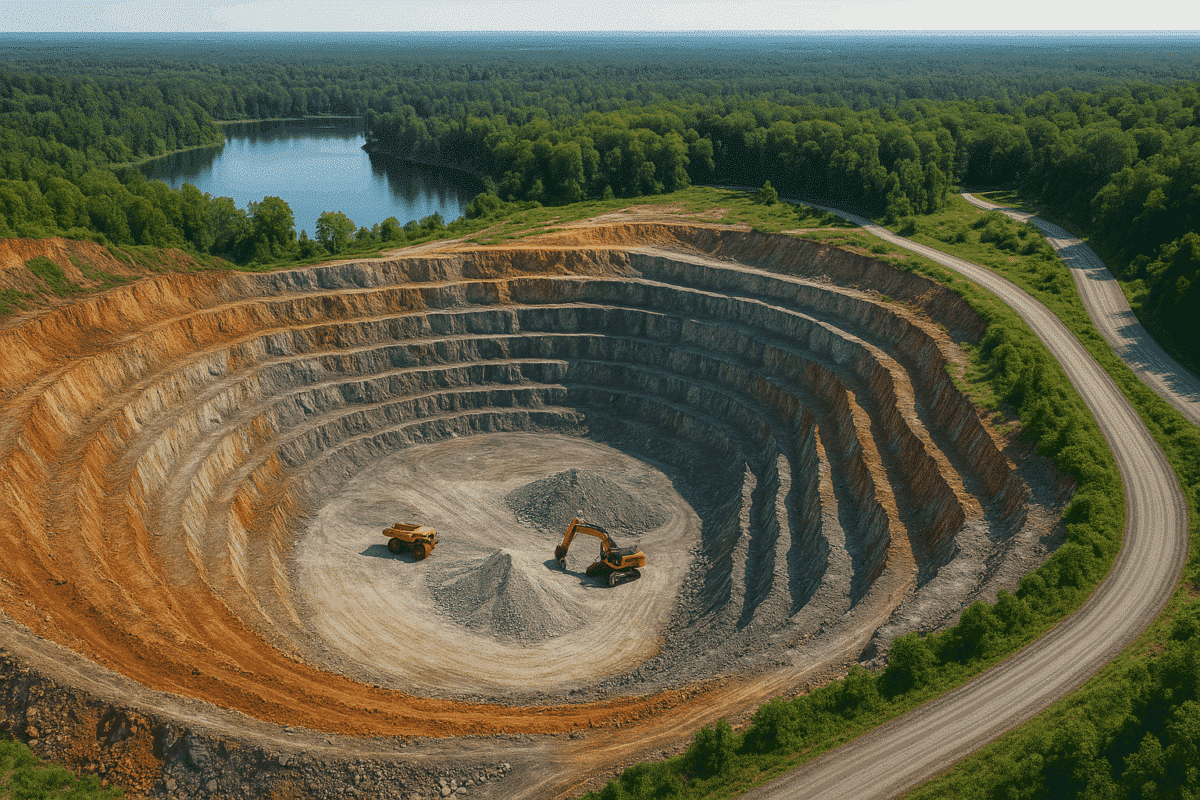 Metashape for Mining and Quarry Monitoring: Volume Reports and Change Detection