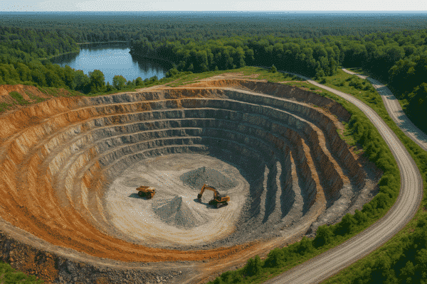 Metashape for Mining and Quarry Monitoring: Volume Reports and Change Detection