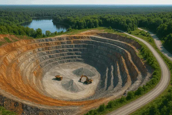 Metashape for Mining and Quarry Monitoring: Volume Reports and Change Detection
