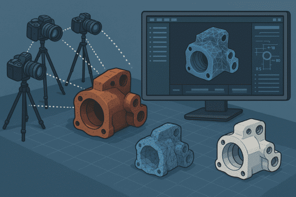 Reverse Engineering Objects with Metashape: From Scan to CAD