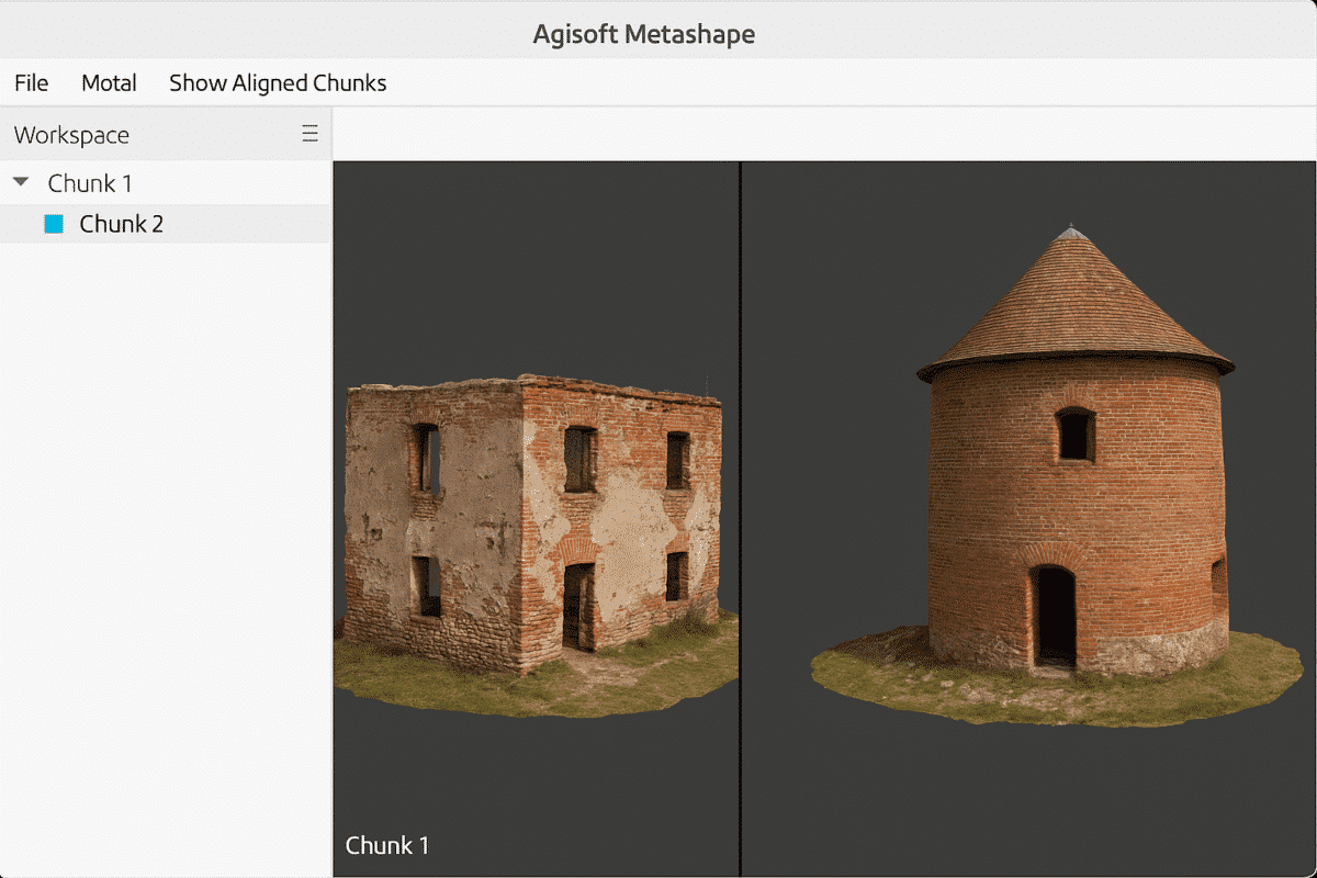 Can You View Multiple Chunks or Models at Once in Agisoft Metashape?