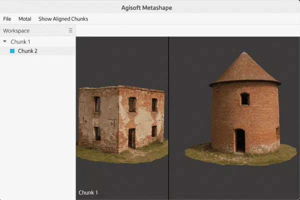 Can You View Multiple Chunks or Models at Once in Agisoft Metashape?