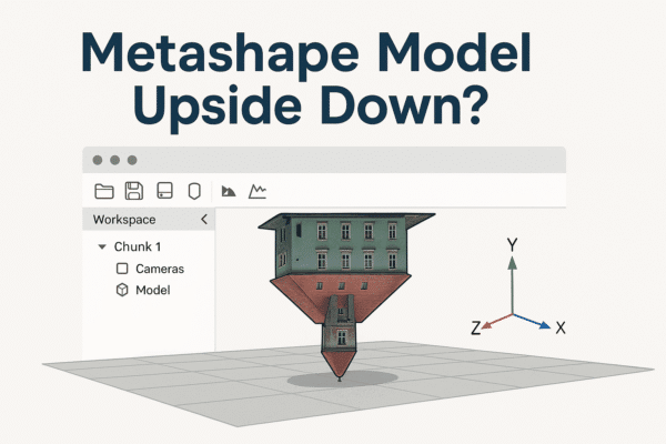Metashape Model Appears Upside Down? Here’s How to Fix It