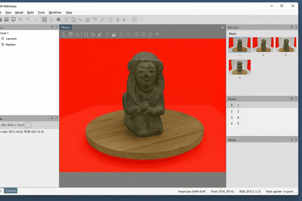 How to Create Masks from Background Photos in Agisoft Metashape