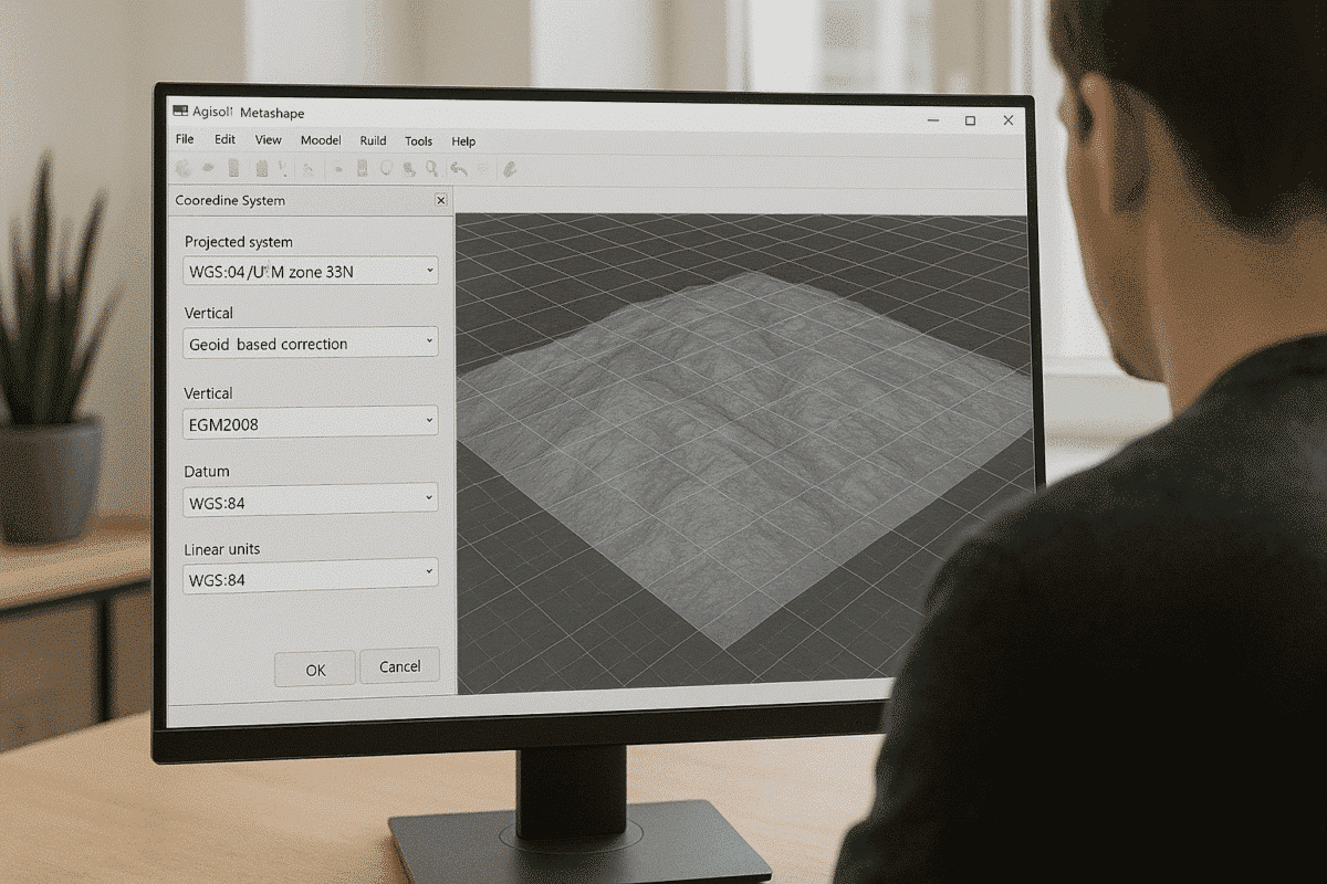 How to Convert Between Coordinate Systems in Agisoft Metashape