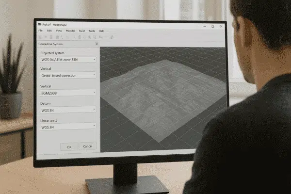 How to Convert Between Coordinate Systems in Agisoft Metashape