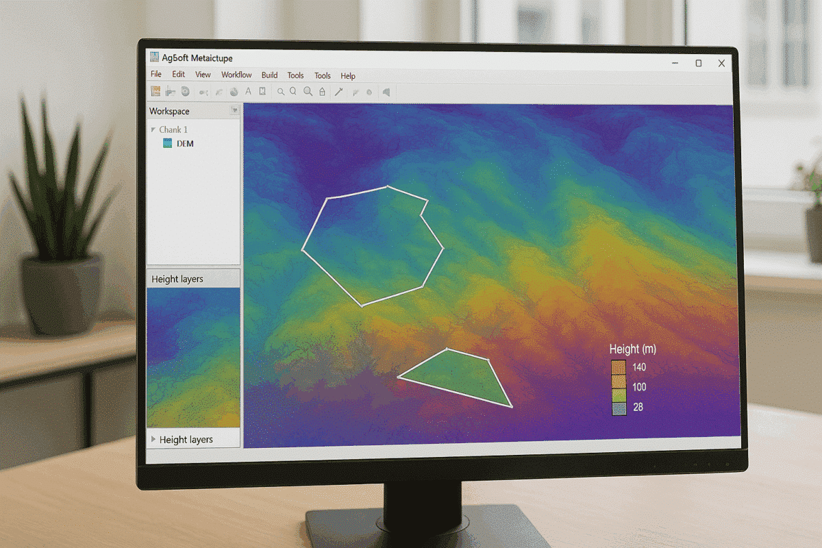 How to Perform DEM-Based Measurements in Agisoft Metashape