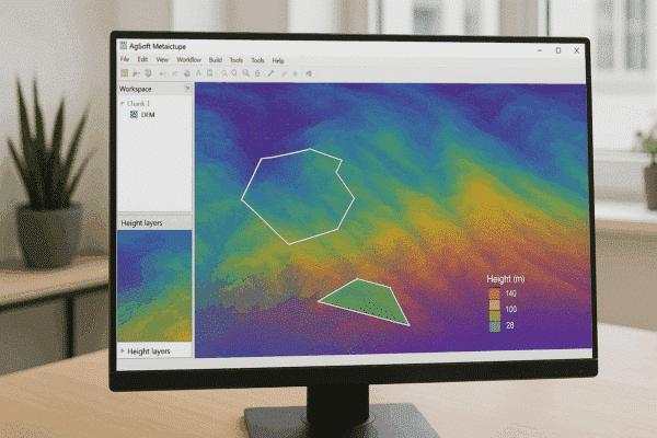 How to Perform DEM-Based Measurements in Agisoft Metashape