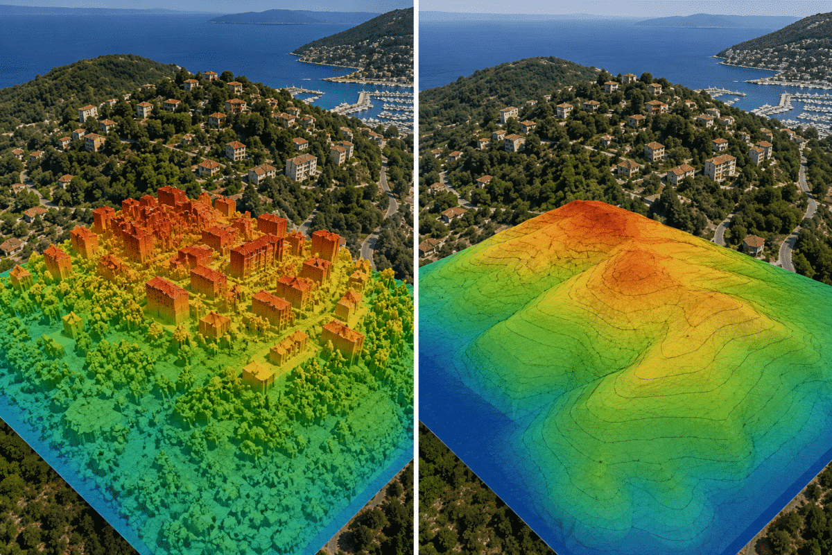 DSM vs DTM in Agisoft Metashape: Differences & Workflow