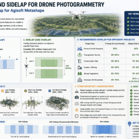 Frontlap and Sidelap for Drone Photogrammetry: Best Overlap for Agisoft Metashape