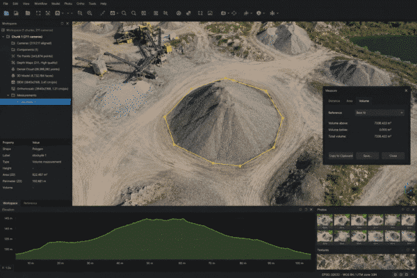 How to Calculate Stockpile Volumes in Agisoft Metashape