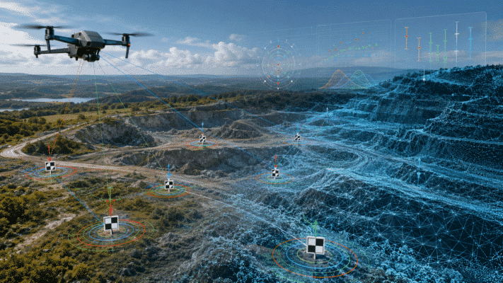 Agisoft Metashape processing report accuracy analysis with drone survey, GCPs and 3D point cloud