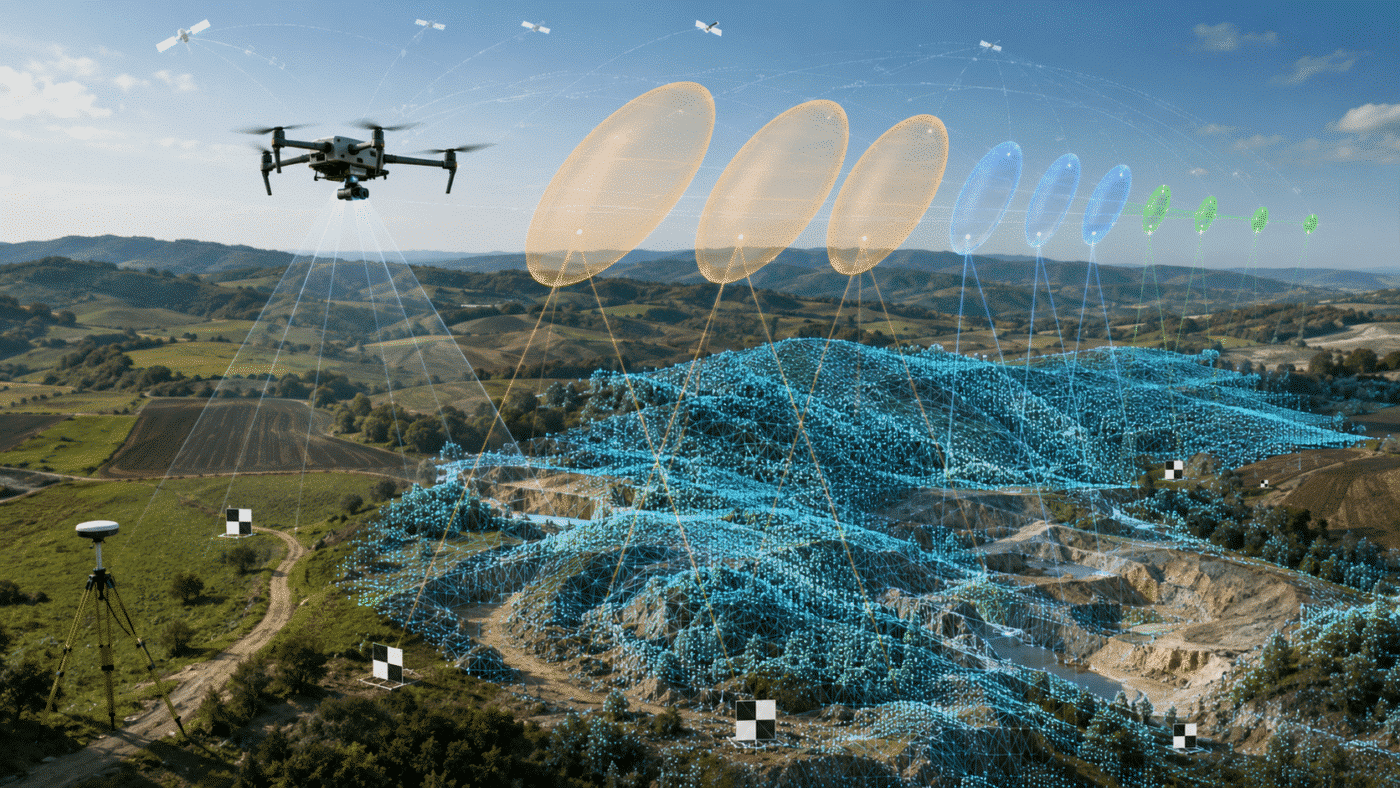 Metashape camera accuracy settings for GPS RTK PPK and GCP drone photogrammetry